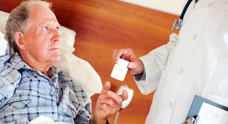D'Medikamenterbehandlung vu chronescher Prostatitis verlaangt e Mann fir e Kurs vu Medikamenter ze verfollegen